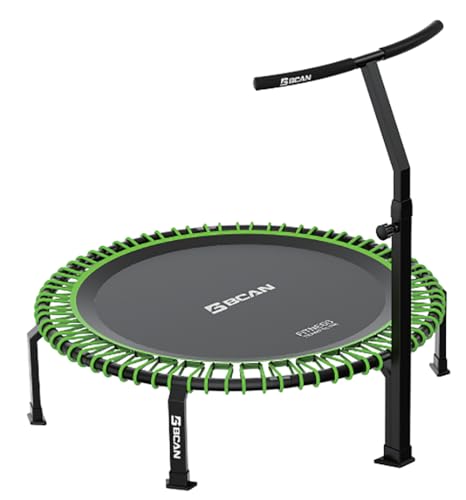 2025 Mini Adjustable Handle Trampoline for Kids & Adults (500 lbs)